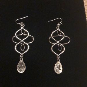 Drop fashion earrings.